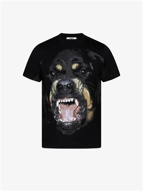 givenchy rottweiler tee box|Givenchy t shirt with holes.